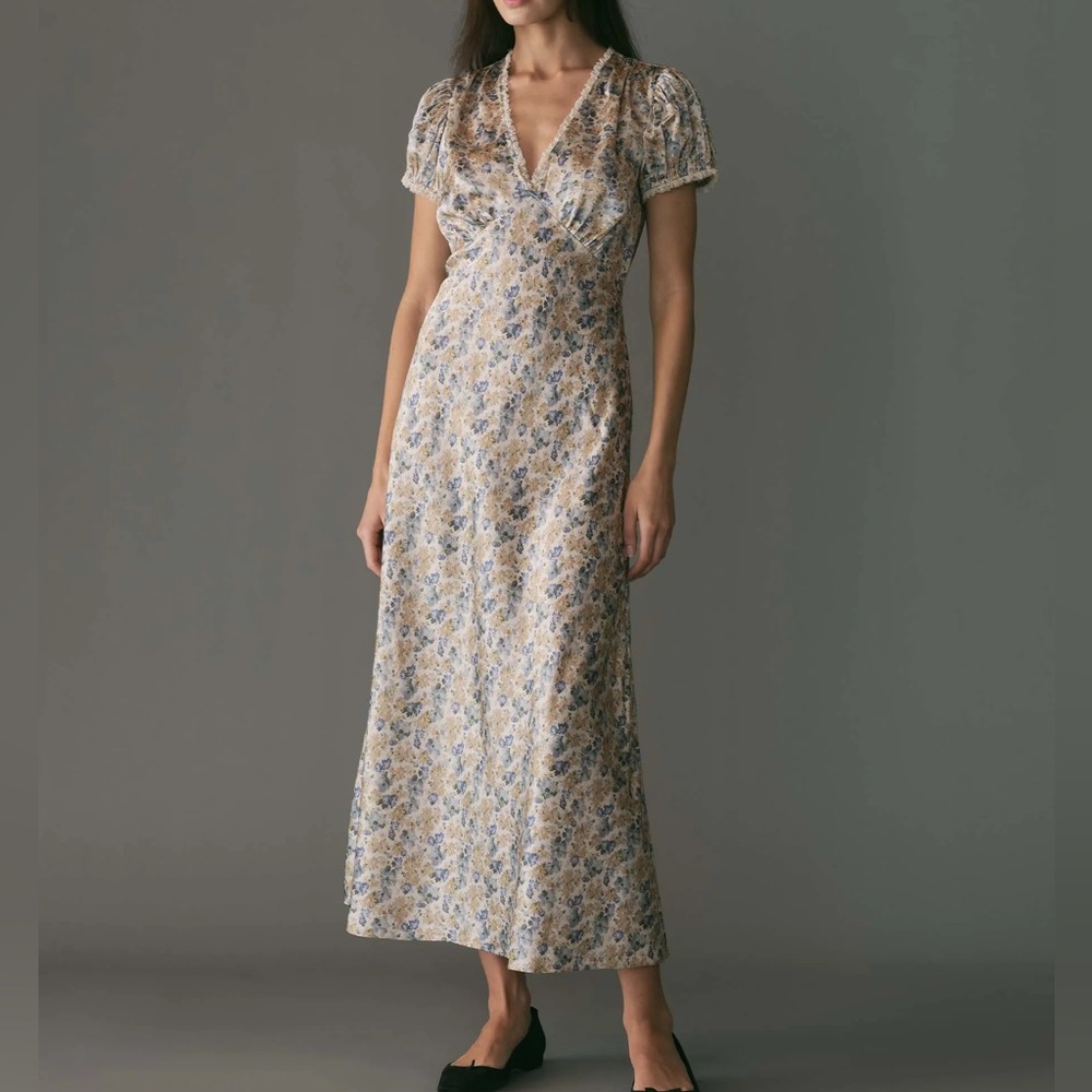 DOEN Bleu Wildflower
Thicket Silk Dress 💐 - Picture 7 of 8